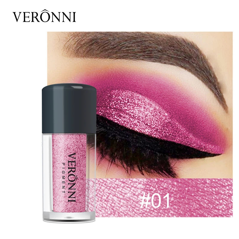 Stick d'ombre à paupières liquide pailletée monochrome, paillettes dorées et violettes