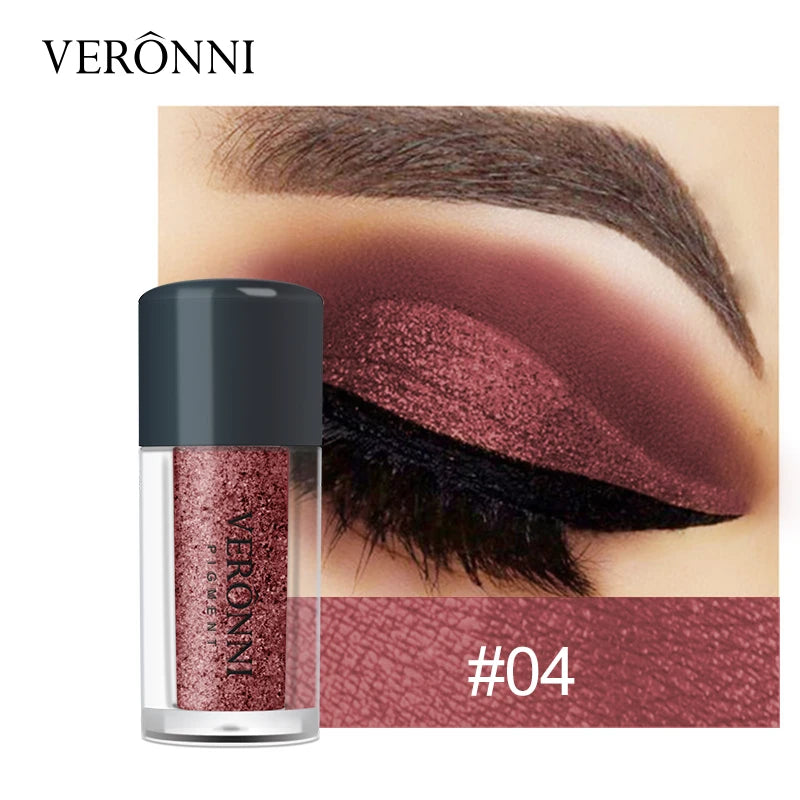 Stick d'ombre à paupières liquide pailletée monochrome, paillettes dorées et violettes