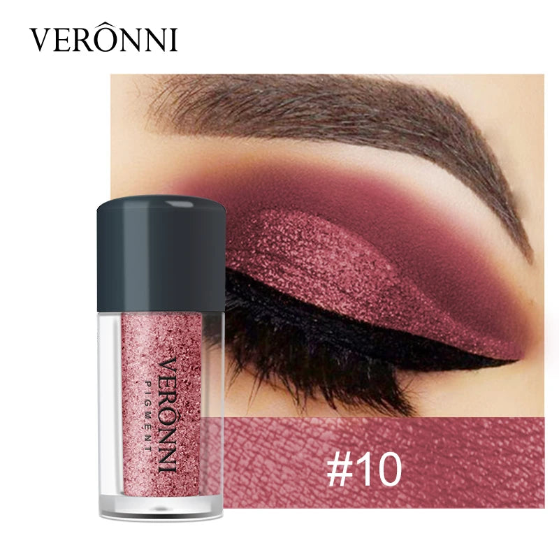 Stick d'ombre à paupières liquide pailletée monochrome, paillettes dorées et violettes