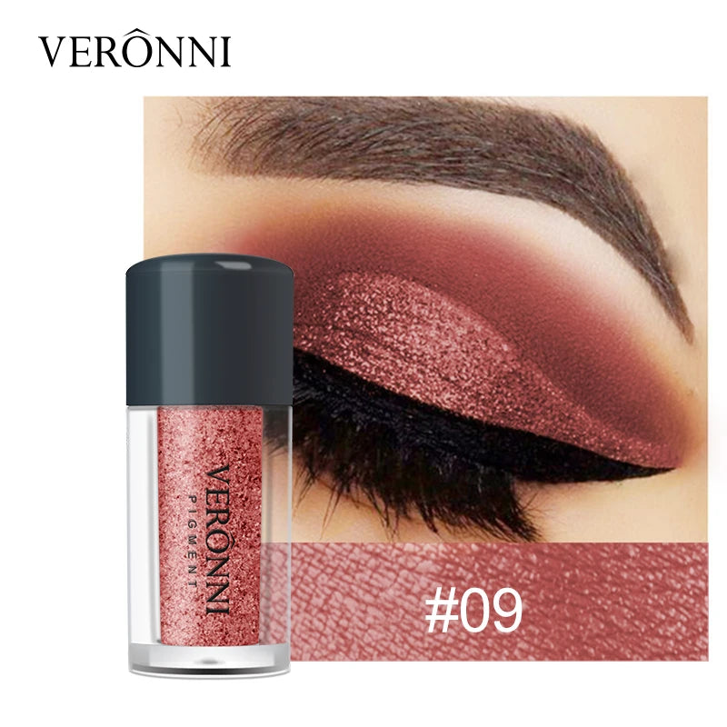 Stick d'ombre à paupières liquide pailletée monochrome, paillettes dorées et violettes