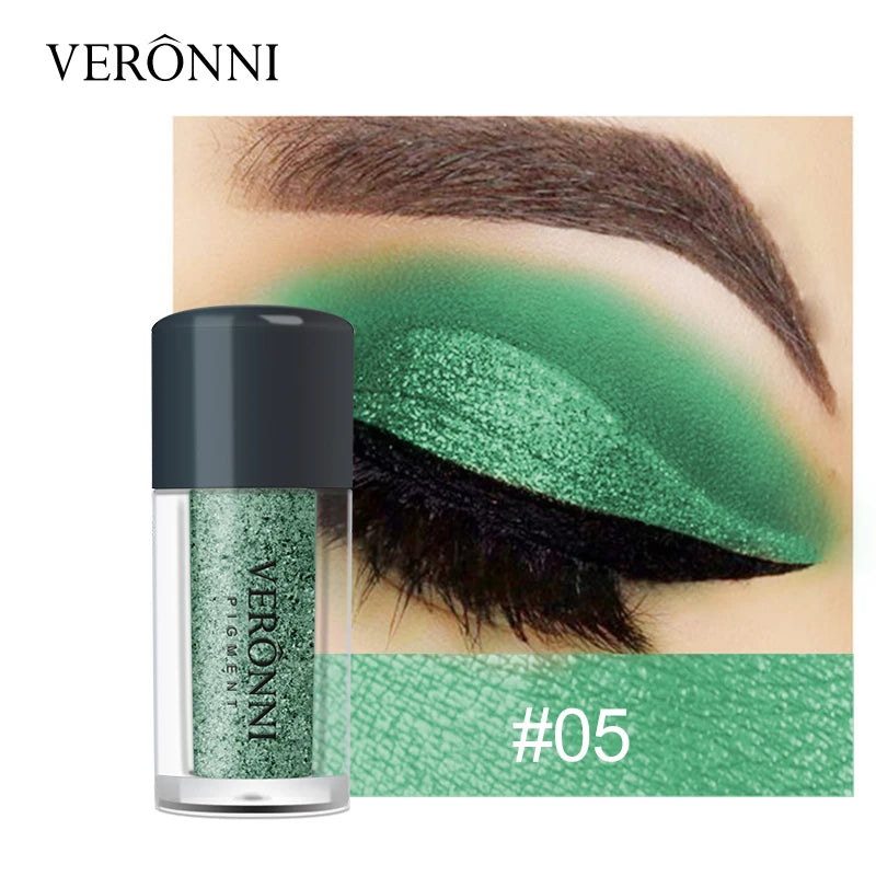 Stick d'ombre à paupières liquide pailletée monochrome, paillettes dorées et violettes