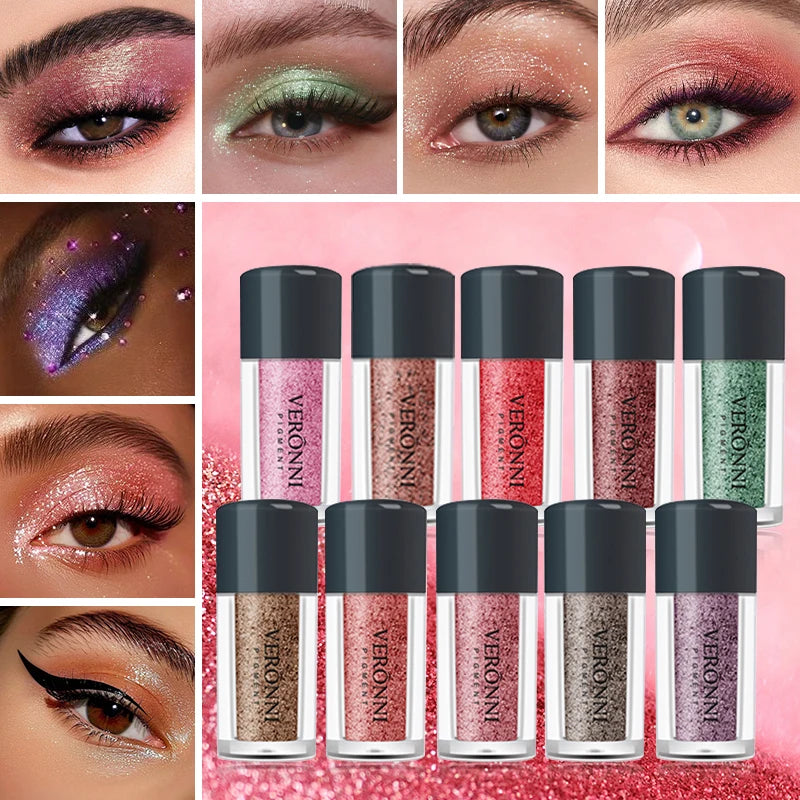 Ombre à paupières en poudre VERONNI Mermaid Diamond Shimmer